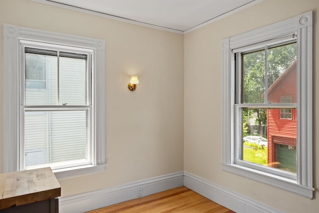 3 Essex St, Concord, NH 03301 - unfurnished room with light wood-style flooring and ornamental molding