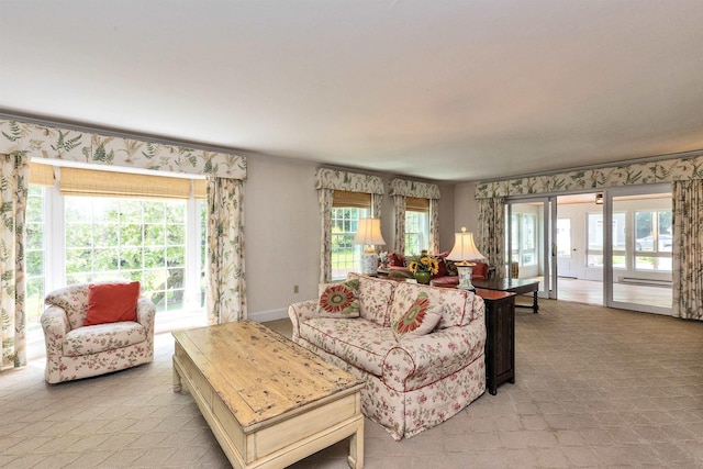 16 Storybrook Ln, Amherst, NH 03031 - living room featuring crown molding