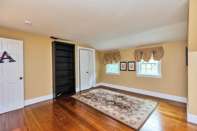 16 Storybrook Ln, Amherst, NH 03031 - entryway featuring lofted ceiling and hardwood / wood-style flooring
