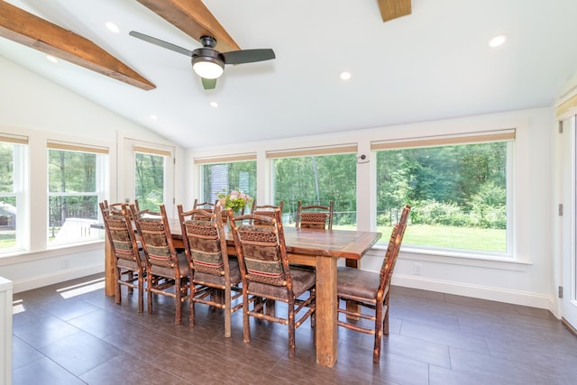 123 Stephen Dr, Goffstown, NH 03045 - dining room featuring recessed lighting and ceiling fan
