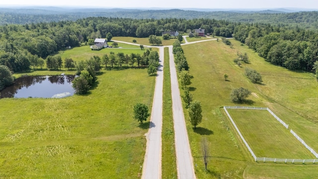 123 Stephen Dr, Goffstown, NH 03045 - aerial view of sparsely populated area with a nearby body of water and a forest