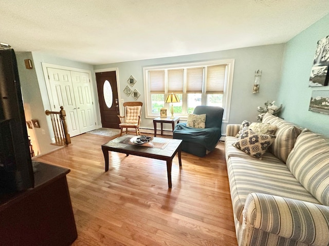 22 Mason Rd, Merrimack, NH 03054 - living area featuring wood finished floors, baseboard heating, and a baseboard radiator