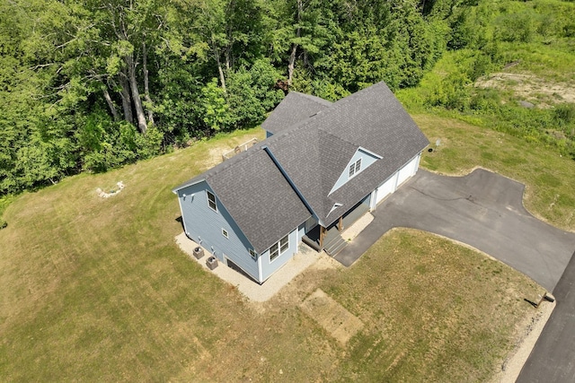 53 Richards Way, Farmington, NH 03835 - aerial view of property and surrounding area featuring a forest