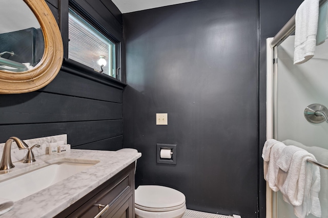 104 Rolling Ridge Rd, Bartlett, NH 03812 - full bathroom with vanity and an enclosed shower