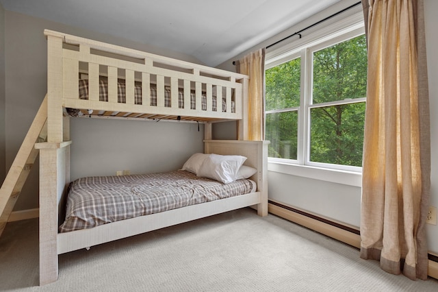 104 Rolling Ridge Rd, Bartlett, NH 03812 - bedroom featuring carpet floors and a baseboard radiator
