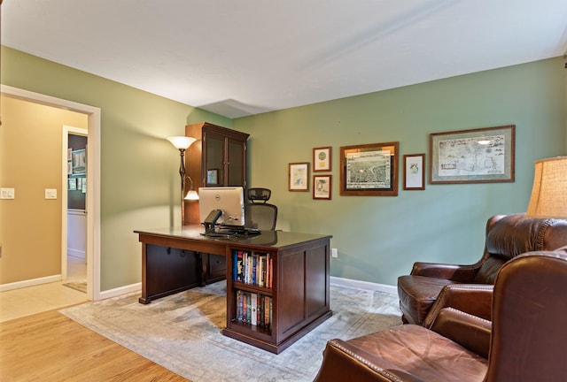 9 Deerhaven Dr, Exeter, NH 03833 - office space with baseboards and light wood-style floors