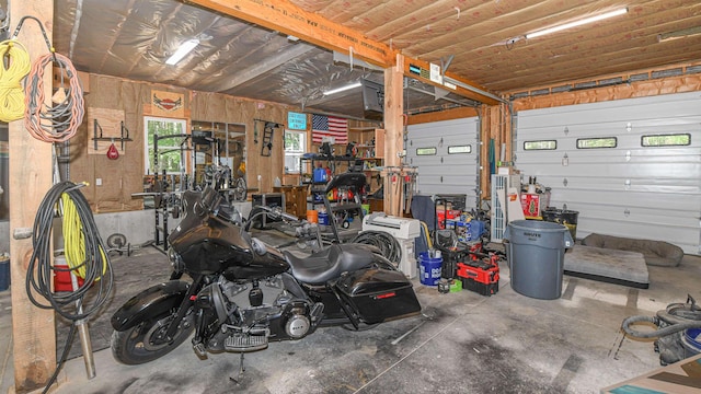 2129 E Conway Rd, Conway, NH 03813 - garage with a workshop area
