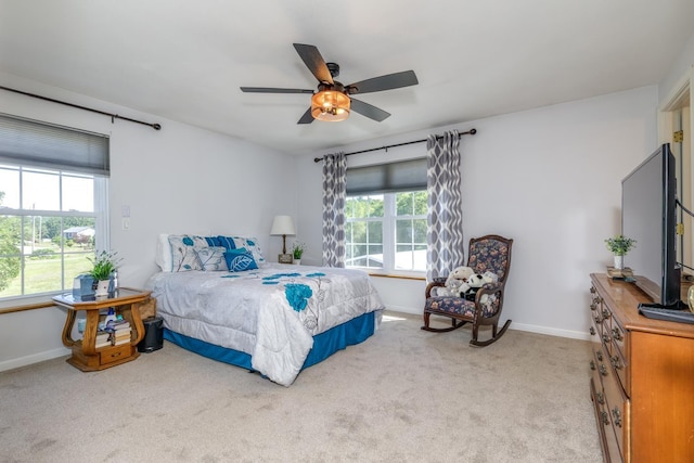 4 Lancer Ln, Danville, NH 03819 - carpeted bedroom with baseboards and a ceiling fan