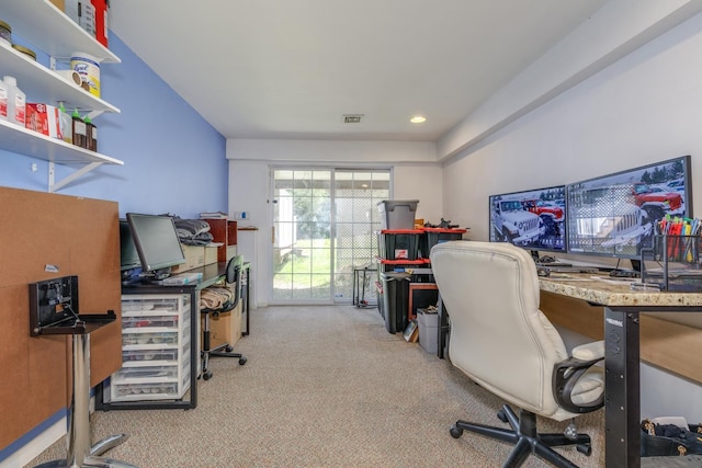 4 Lancer Ln, Danville, NH 03819 - office featuring carpet floors and recessed lighting