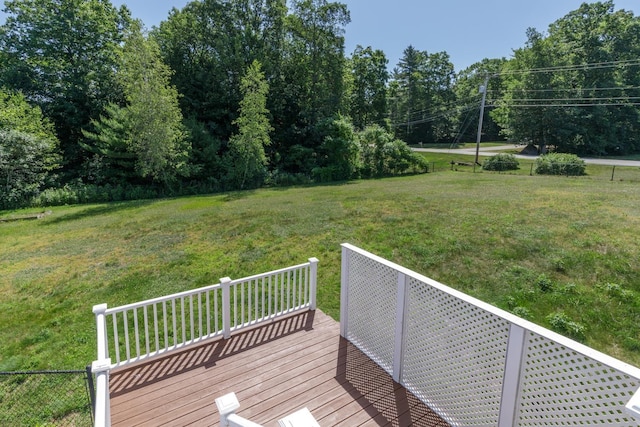4 Lancer Ln, Danville, NH 03819 - deck with a lawn