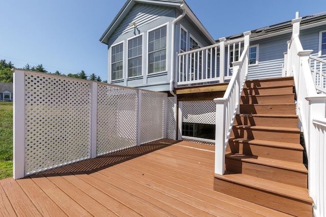 4 Lancer Ln, Danville, NH 03819 - deck featuring stairs