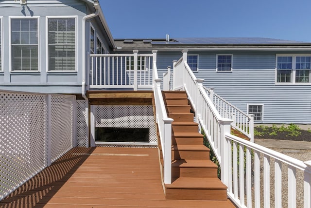 4 Lancer Ln, Danville, NH 03819 - wooden terrace with stairs