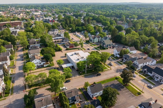 71 Hill St, Dover, NH 03820 - aerial overview of property's location with nearby suburban area