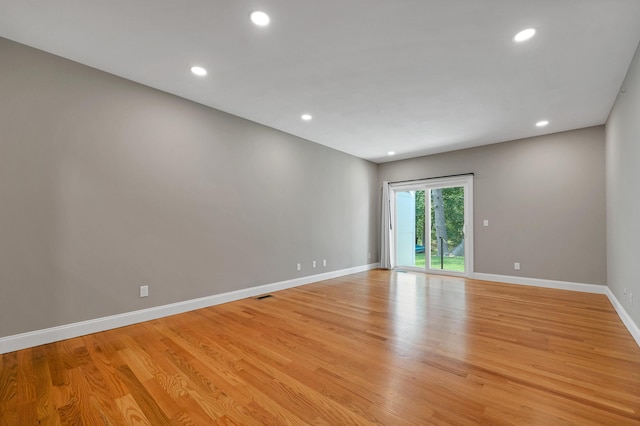 8C Villa Ln, Goffstown, NH 03045 - spare room featuring recessed lighting and light wood-style flooring