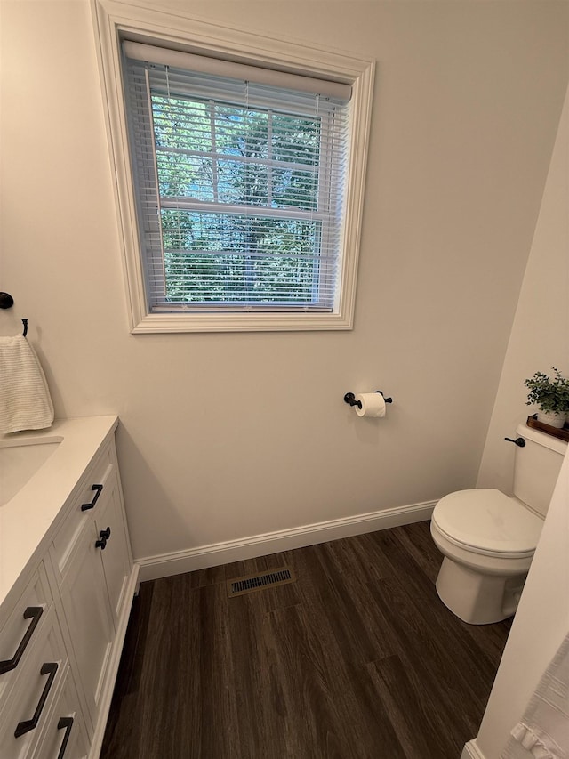 3800 Province Lake Rd, Wakefield, NH 03830 - half bathroom featuring vanity and wood finished floors