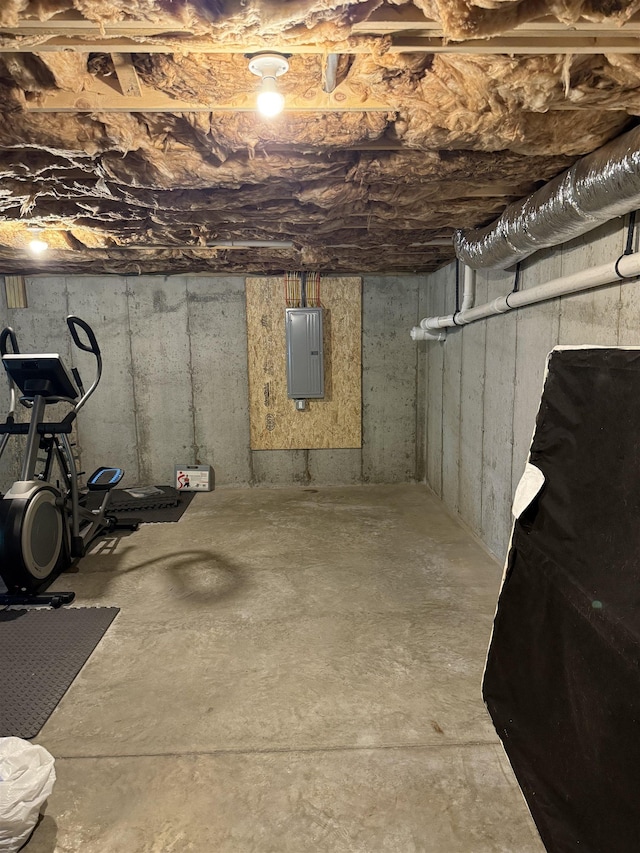 3800 Province Lake Rd, Wakefield, NH 03830 - unfinished basement featuring electric panel