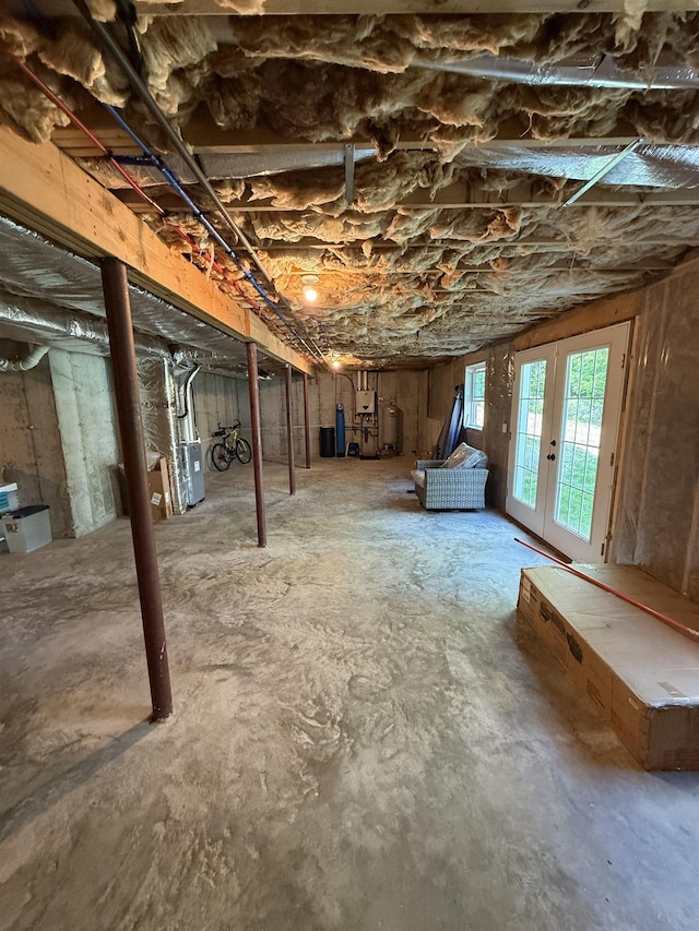 3800 Province Lake Rd, Wakefield, NH 03830 - basement with french doors