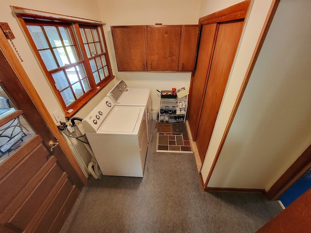 6 Cypress Ln, Essex, VT 05452 - washroom with cabinet space, separate washer and dryer, and carpet