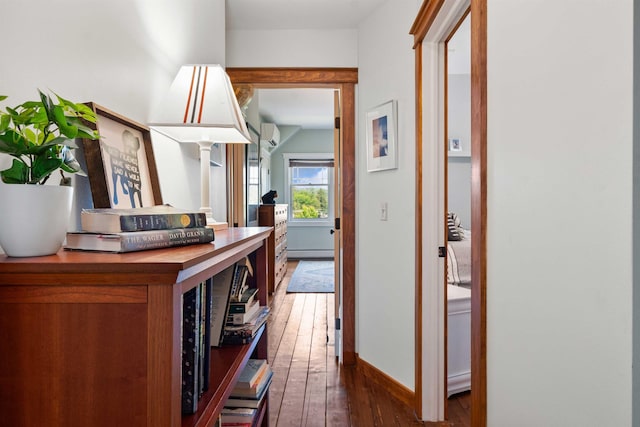 4 Quarry Rd, Sunapee, NH 03782 - hallway featuring hardwood / wood-style floors and a baseboard heating unit