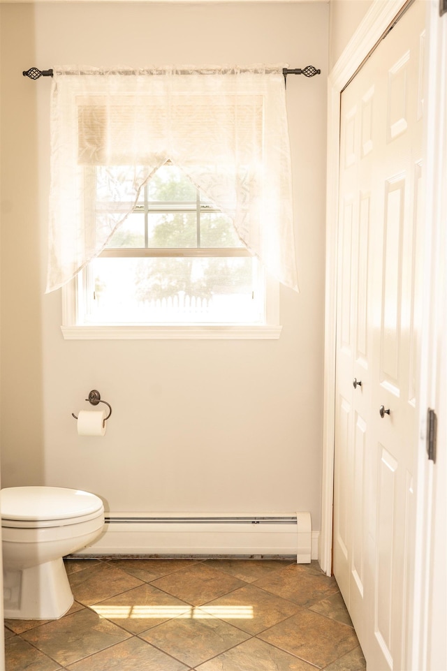 236 Cadieux Rd, Georgia, VT 05478 - bathroom featuring a baseboard heating unit and plenty of natural light