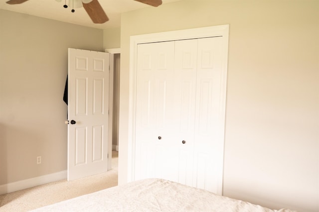 236 Cadieux Rd, Georgia, VT 05478 - unfurnished bedroom with carpet flooring, a closet, and ceiling fan