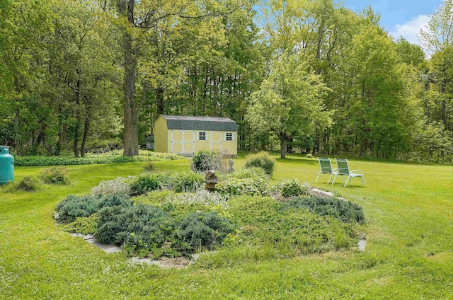102 Hubbard Hill Rd, Rindge, NH 03461 - view of green lawn featuring a shed