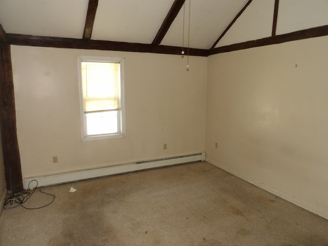 25 Downing St, Concord, NH 03301 - carpeted spare room featuring a baseboard heating unit and baseboards
