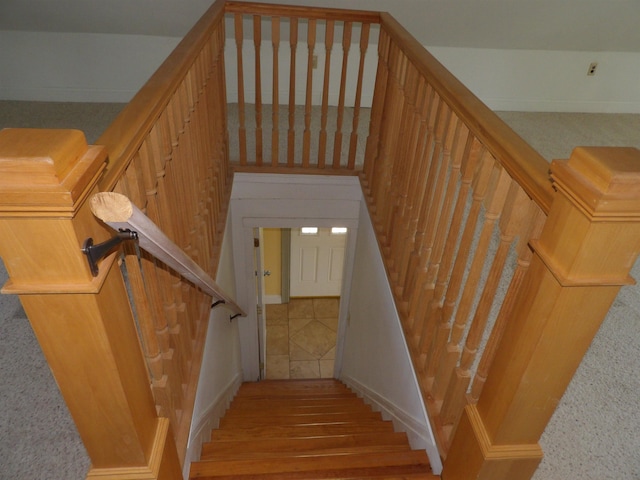 25 Downing St, Concord, NH 03301 - stairs with carpet floors