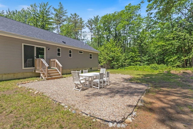 23 Pork Hill Rd, Ossipee, NH 03864 - view of patio