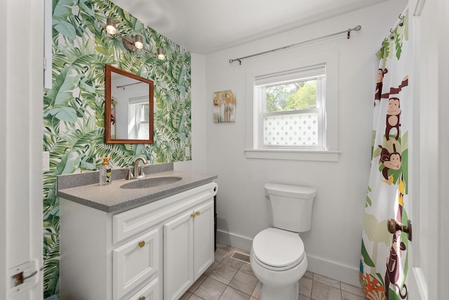 21 Redington Rd, Concord, NH 03301 - bathroom with wallpapered walls and vanity