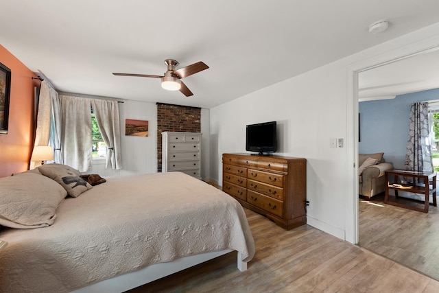 21 Redington Rd, Concord, NH 03301 - bedroom featuring wood finished floors and a ceiling fan