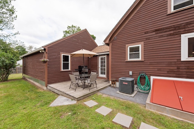 21 Redington Rd, Concord, NH 03301 - view of patio / terrace featuring a deck, outdoor dining area, and a grill
