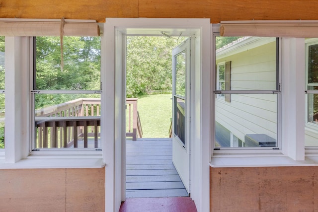 141 Manns Hill Rd, Littleton, NH 03561 - entryway featuring plenty of natural light