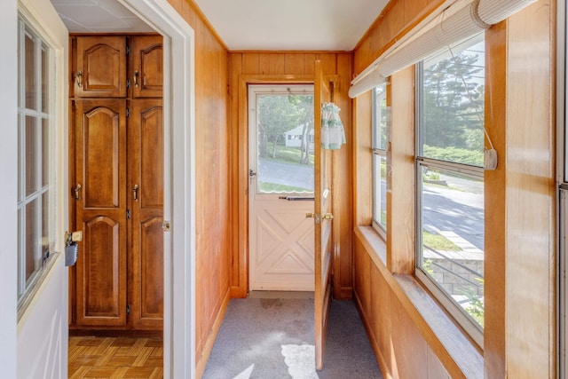 141 Manns Hill Rd, Littleton, NH 03561 - doorway featuring wood walls