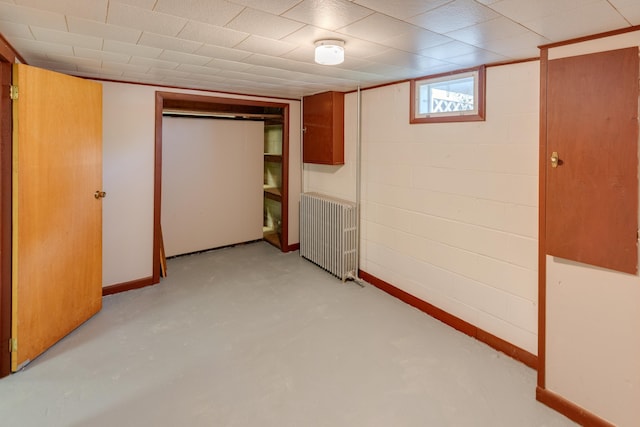 141 Manns Hill Rd, Littleton, NH 03561 - below grade area with radiator heating unit and baseboards
