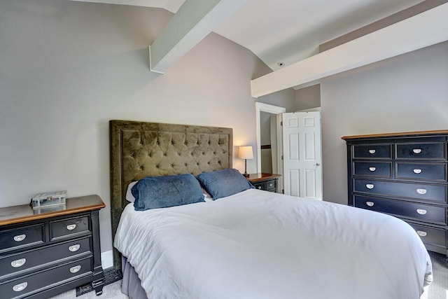 15 Arbor St # 1, Exeter, NH 03833 - bedroom with vaulted ceiling and carpet floors