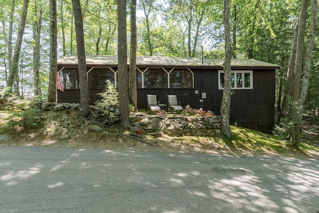 396 Mica Point Rd, Barrington, NH 03825 - view of front of property with a sunroom