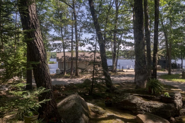 396 Mica Point Rd, Barrington, NH 03825 - view of yard featuring a water view
