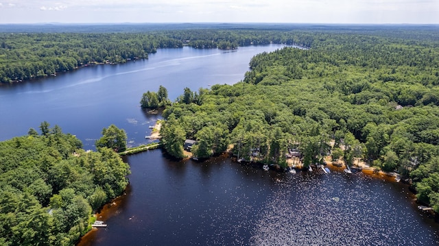 396 Mica Point Rd, Barrington, NH 03825 - drone / aerial view of a nearby body of water