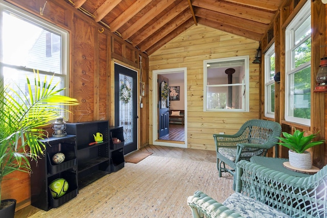 38 Heald St, Goffstown, NH 03102 - sunroom featuring vaulted ceiling