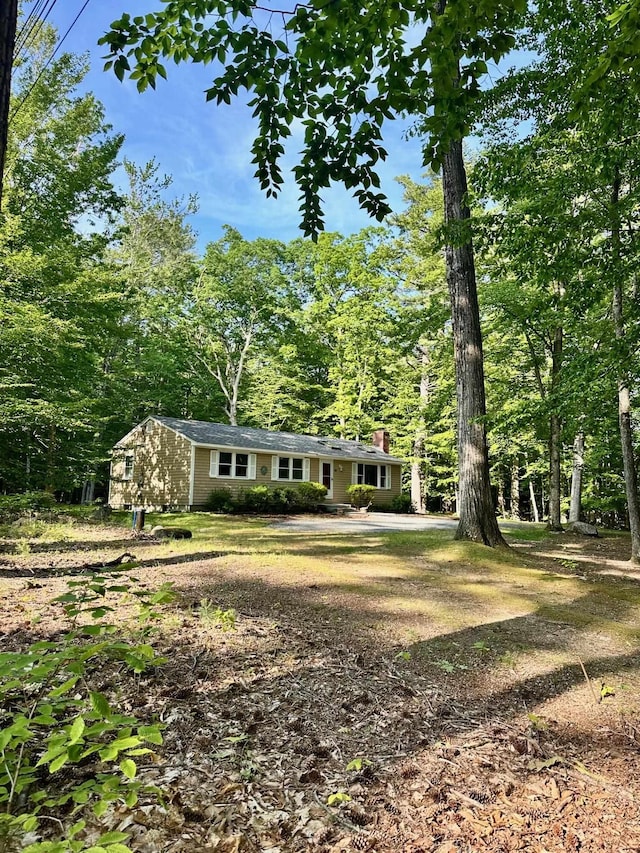 144 Windermere Rd, Moultonborough, NH 03254 - view of front of home with a chimney