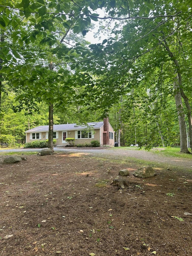144 Windermere Rd, Moultonborough, NH 03254 - view of front of home with a chimney