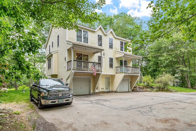 317 Old Concord Tpke Unit 1, Barrington, NH 03825 - view of front of home featuring an attached garage and driveway