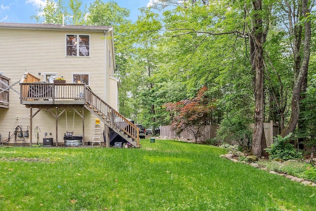 317 Old Concord Tpke Unit 1, Barrington, NH 03825 - back of house featuring a deck, a yard, and stairs