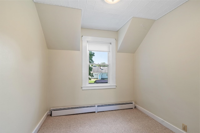 24B Grand Ave, Nashua, NH 03060 - additional living space featuring a baseboard heating unit and carpet floors