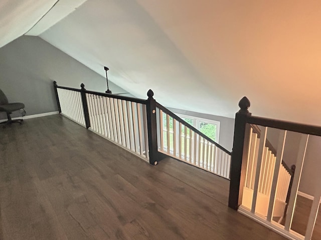 32 Muddy Pond Rd, Kensington, NH 03833 - bonus room with vaulted ceiling, wood finished floors, and ceiling fan