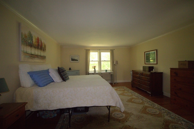 7 Minuteman Ln Unit 7, Exeter, NH 03833 - bedroom featuring crown molding and wood finished floors