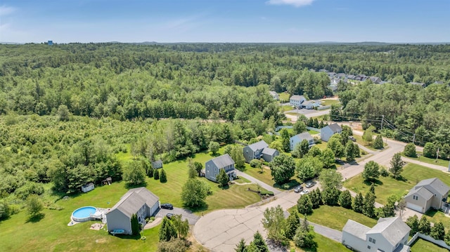15 Winslow Dr, Somersworth, NH 03878 - bird's eye view of a heavily wooded area