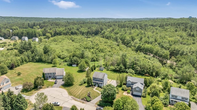 15 Winslow Dr, Somersworth, NH 03878 - aerial overview of property's location with a forest