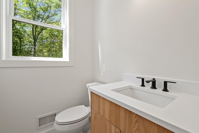 74 Scenic View Rd, Ashland, NH 03217 - half bath with vanity and toilet